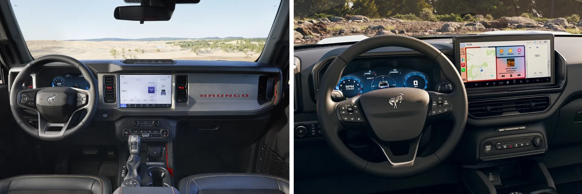 2025 Ford Bronco vs 2025 Ford Bronco Sport