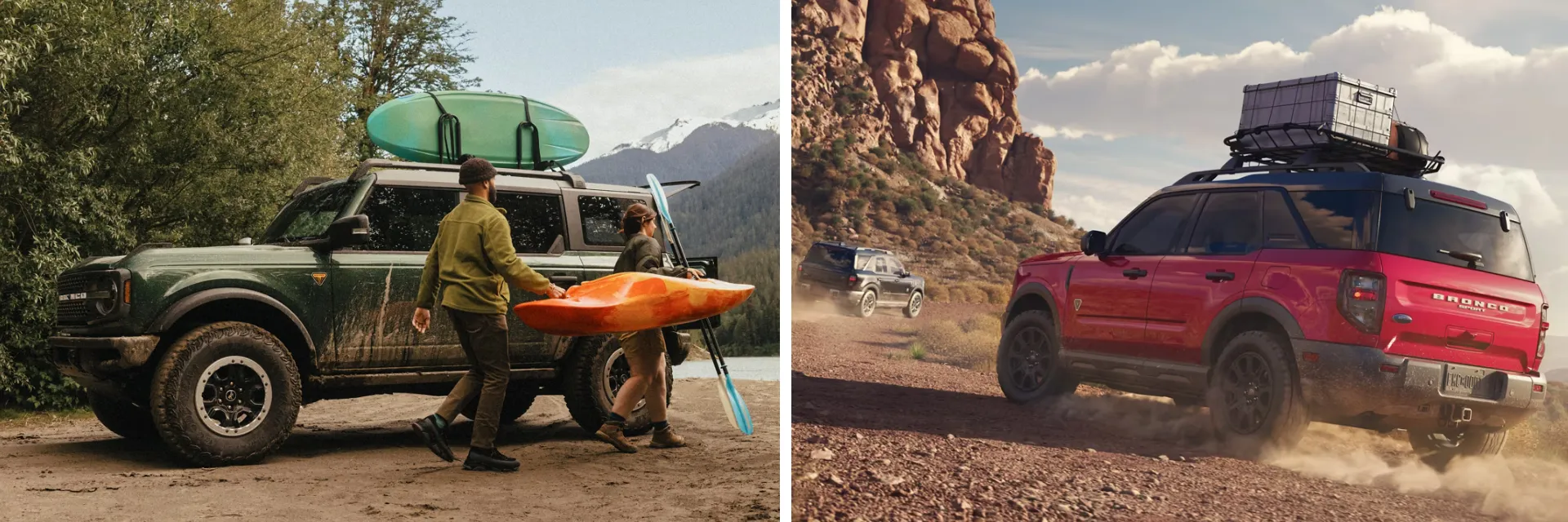 2025 Ford Bronco vs 2025 Ford Bronco Sport