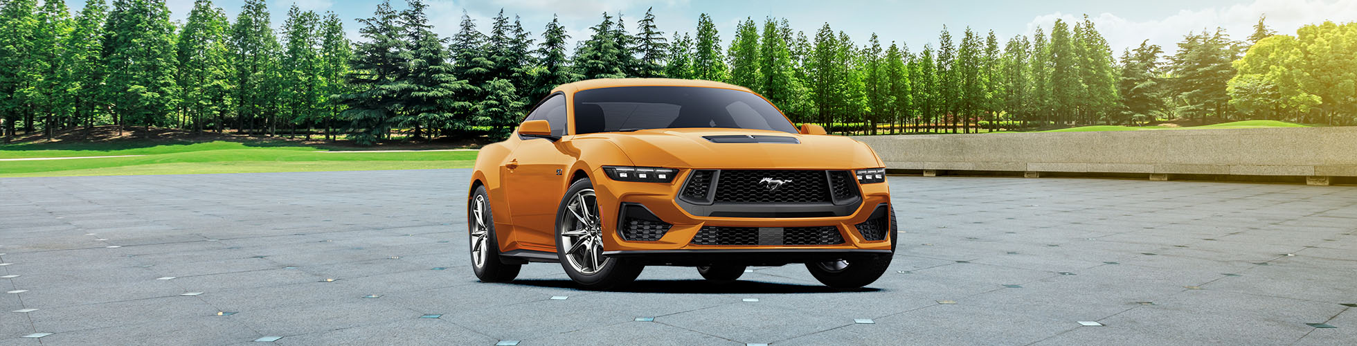 Yellow 2026 Ford Mustang Model