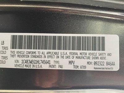 2017 Jeep Wrangler Unlimited Sahara