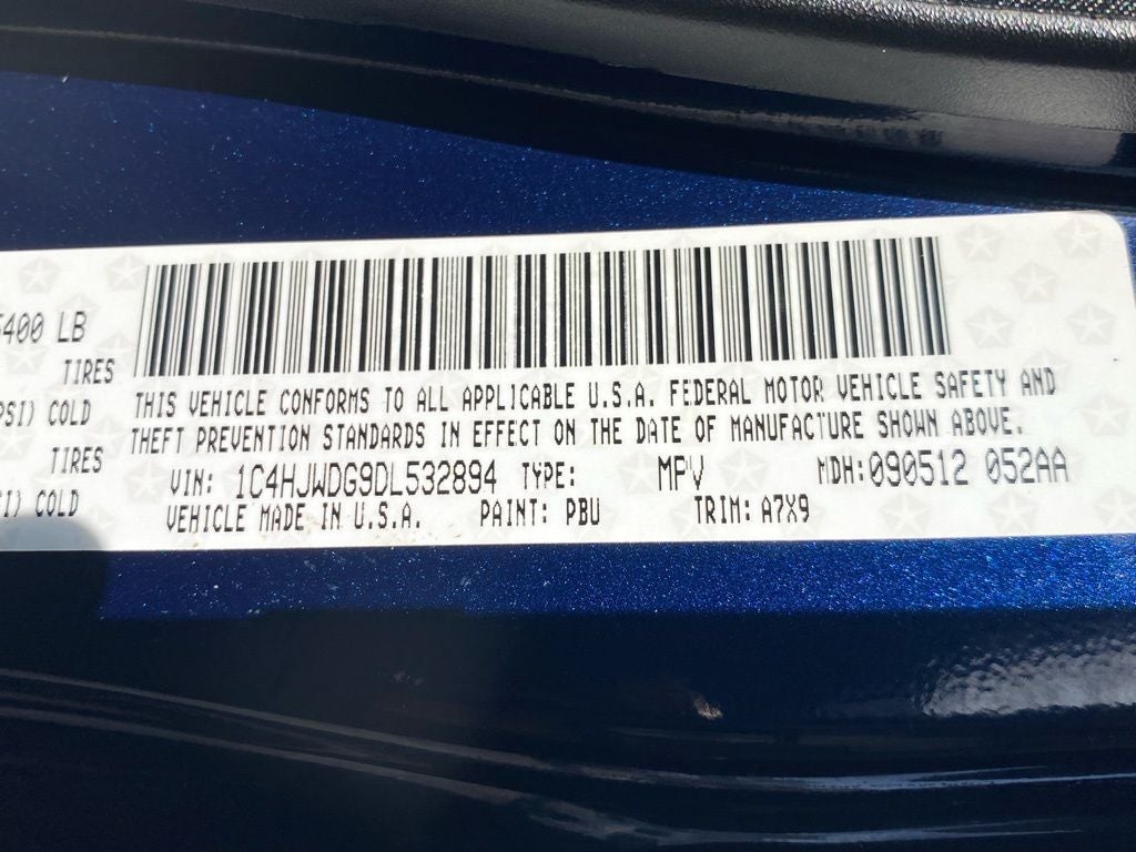 2013 Jeep Wrangler Unlimited Sport