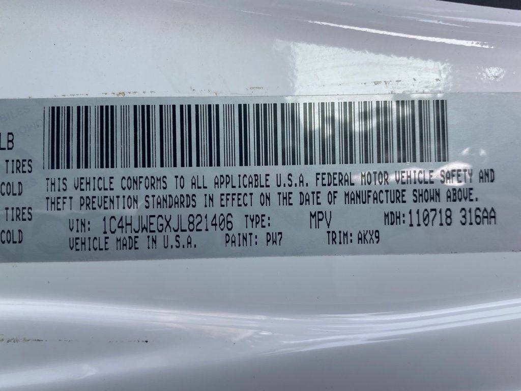 2018 Jeep Wrangler JK Unlimited Altitude