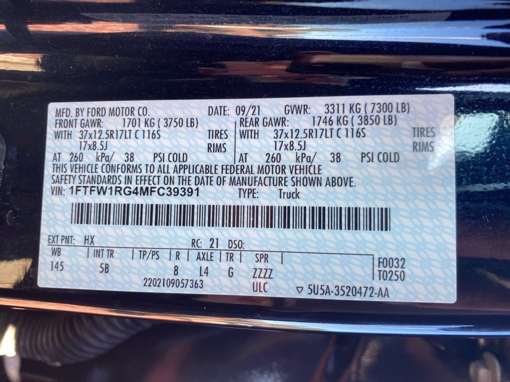 2021 Ford F-150 Raptor