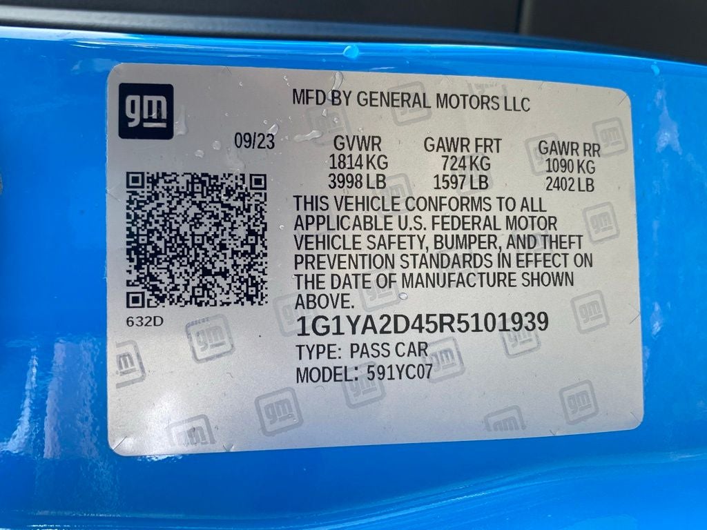 2024 Chevrolet Corvette Stingray 1LT