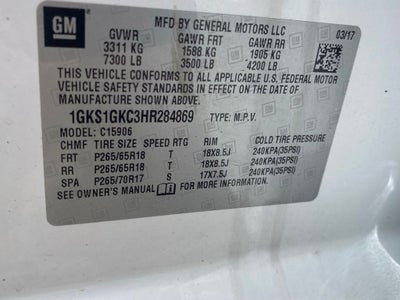 2017 GMC Yukon XL SLT