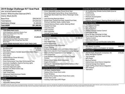 2019 Dodge Challenger R/T Scat Pack