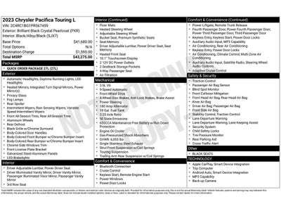 2023 Chrysler Pacifica Touring L