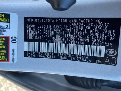 2017 Toyota Corolla LE