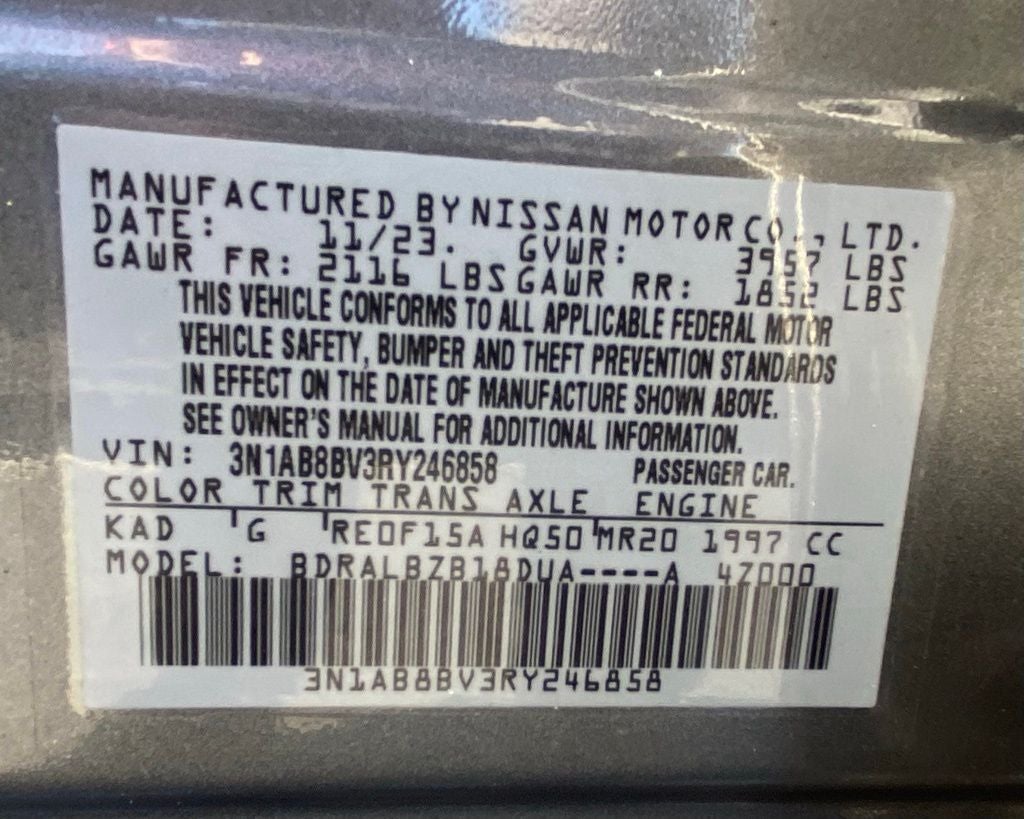 2024 Nissan Sentra S