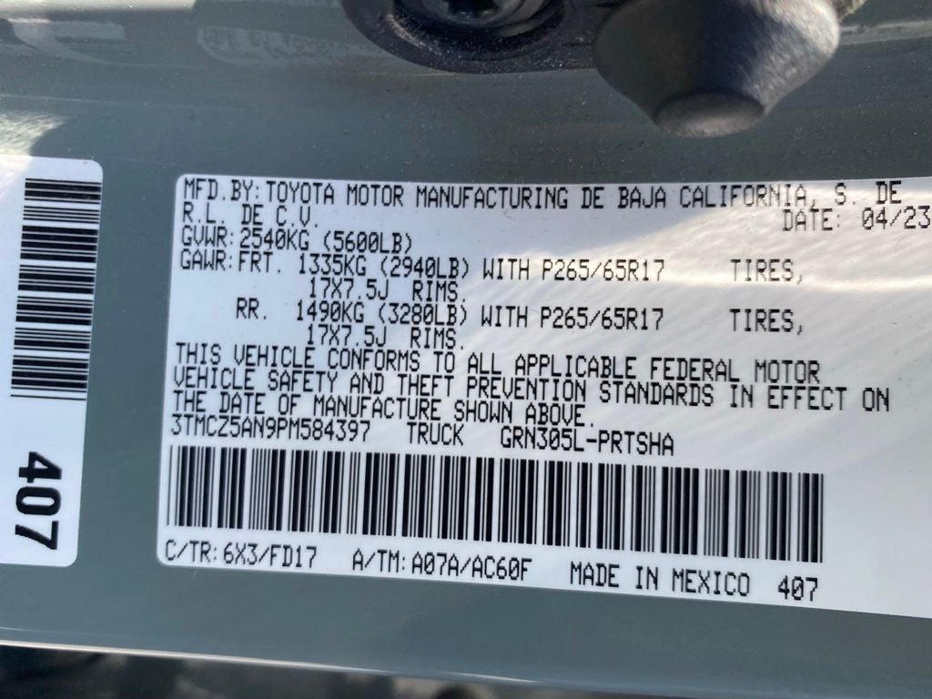 2023 Toyota Tacoma TRD Sport V6