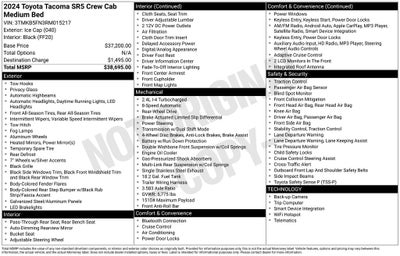 2024 Toyota Tacoma SR5