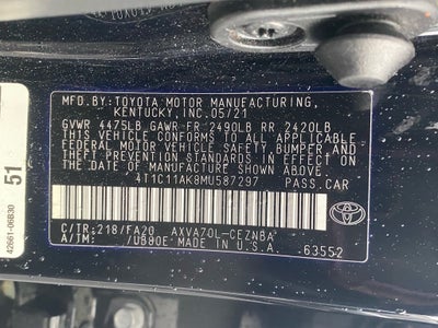 2021 Toyota Camry LE