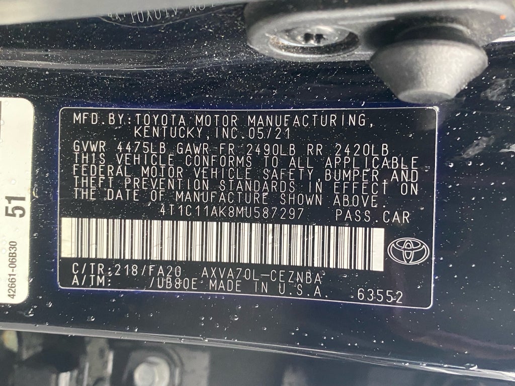 2021 Toyota Camry LE