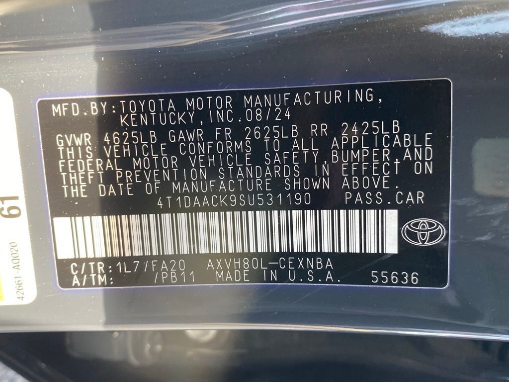 2025 Toyota Camry LE