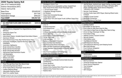 2020 Toyota Camry XLE