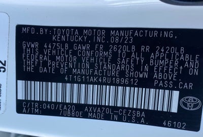 2024 Toyota Camry SE