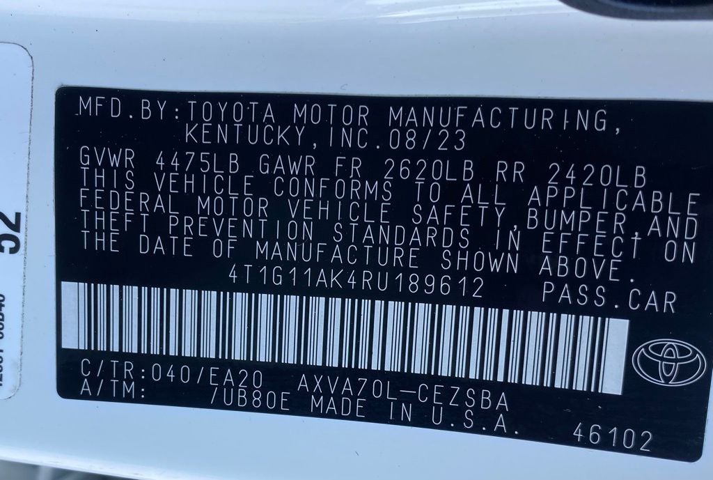 2024 Toyota Camry SE