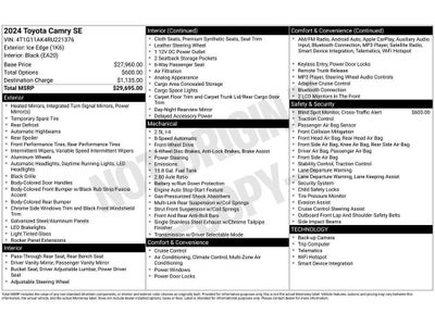 2024 Toyota Camry SE