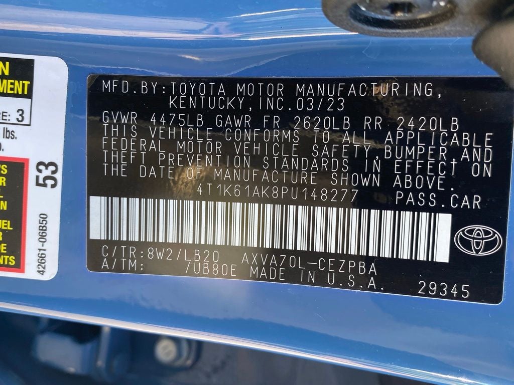 2023 Toyota Camry XSE