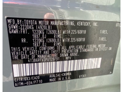 2023 Toyota RAV4 Hybrid Hybrid XLE Premium