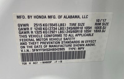 2017 Honda Pilot EX-L