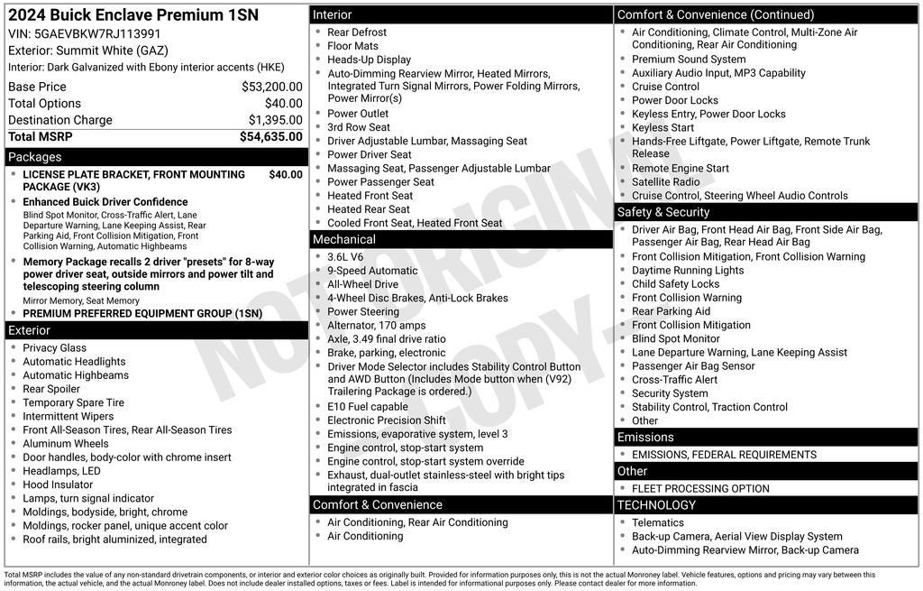2024 Buick Enclave Premium Group