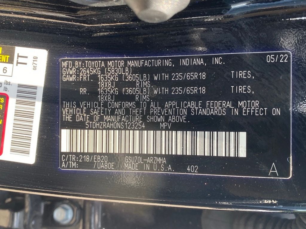2022 Toyota Highlander XLE