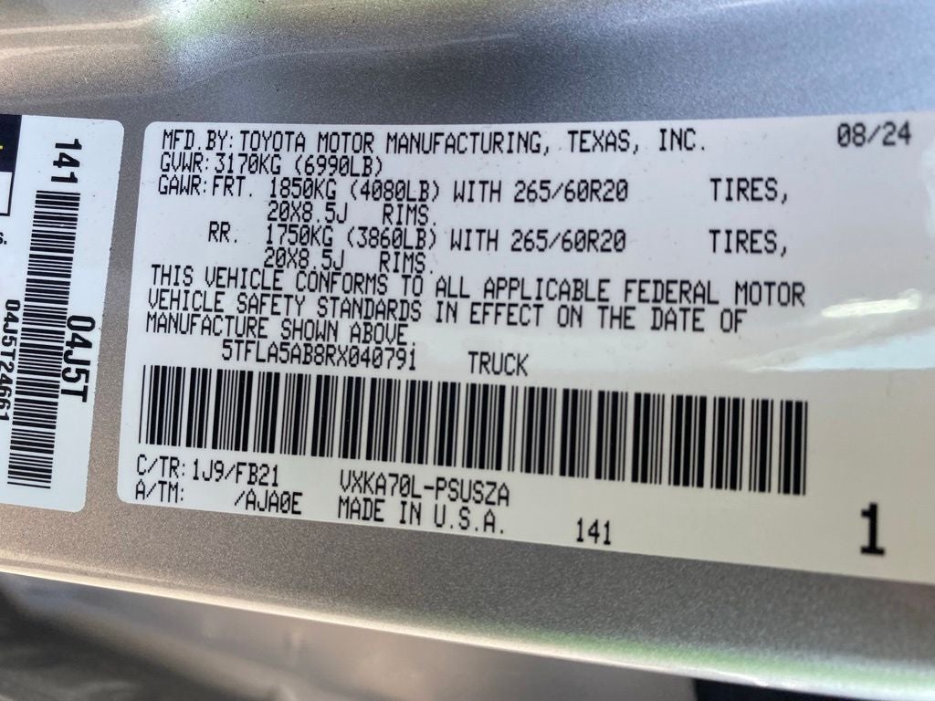 2024 Toyota Tundra SR5