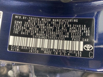 2023 Toyota Corolla LE