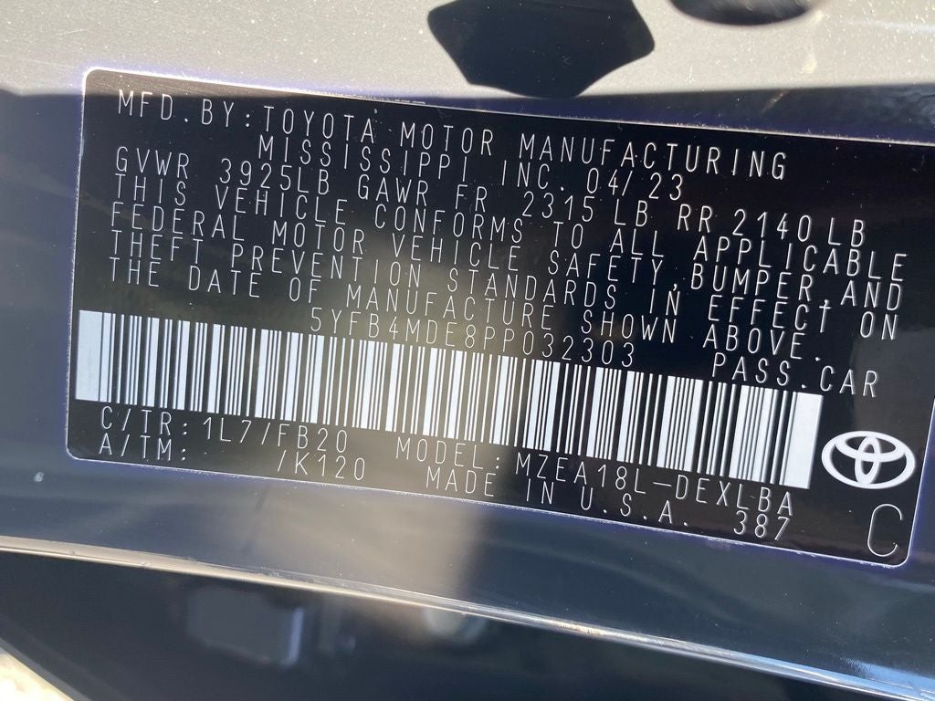 2023 Toyota Corolla LE