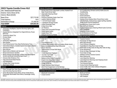 2023 Toyota Corolla Cross XLE