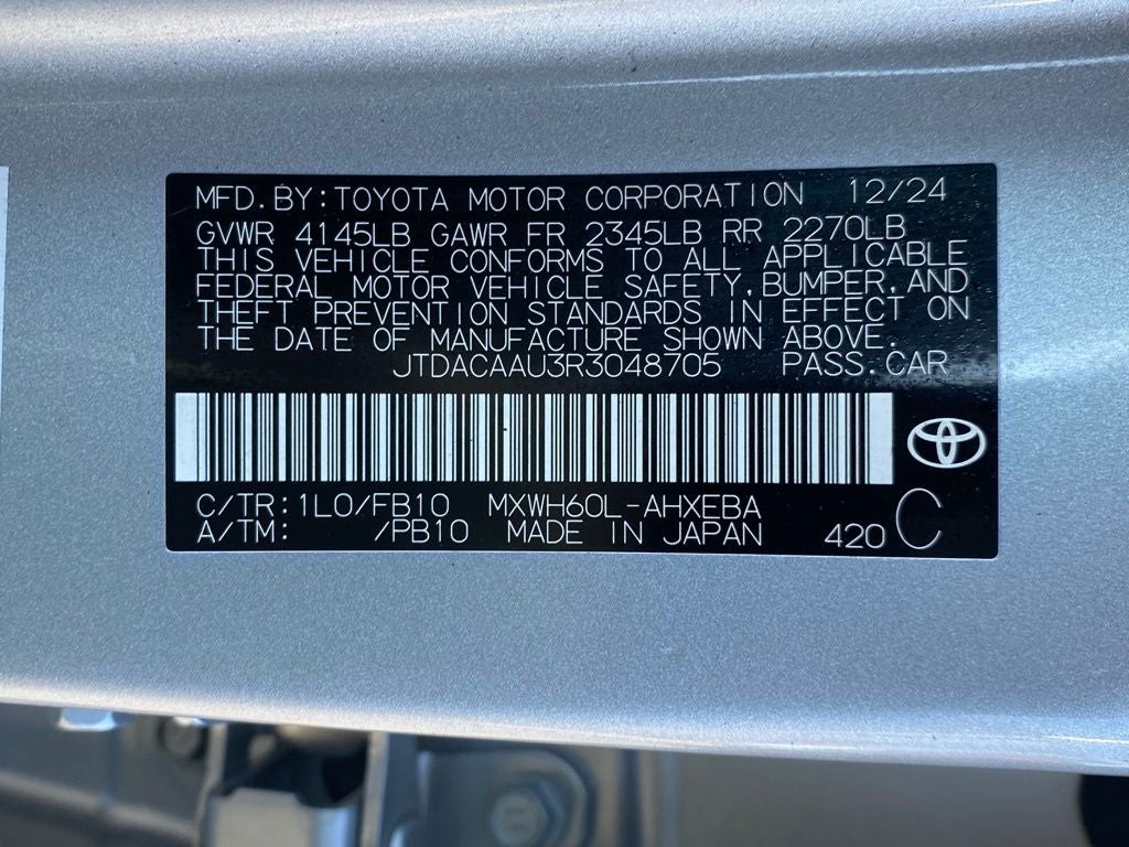 2024 Toyota Prius LE