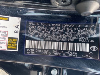 2023 Toyota Corolla Hybrid LE