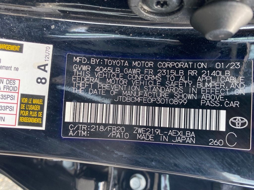 2023 Toyota Corolla Hybrid LE