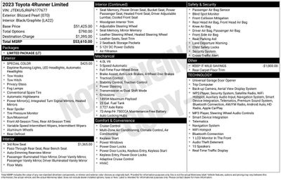 2023 Toyota 4Runner Limited