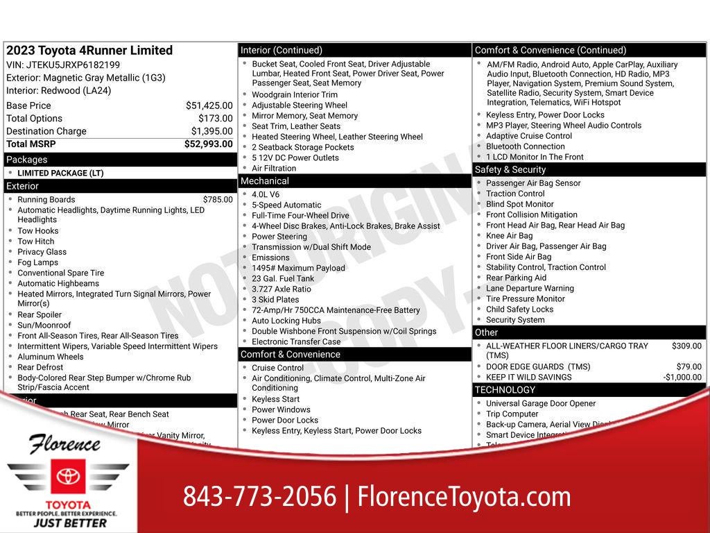 2023 Toyota 4Runner Limited