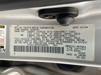 2004 Toyota 4Runner SR5