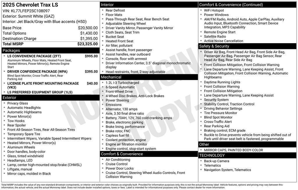 2025 Chevrolet Trax LS