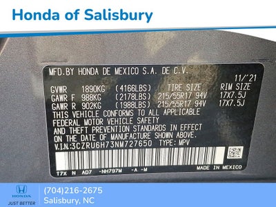 2022 Honda HR-V EX-L