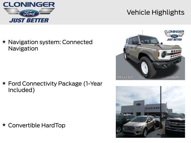 2026 Ford Bronco Heritage Edition
