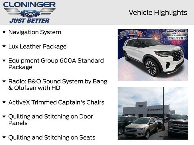 2026 Ford Explorer Platinum
