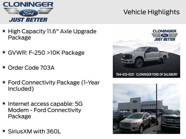 2026 Ford F-250SD Platinum