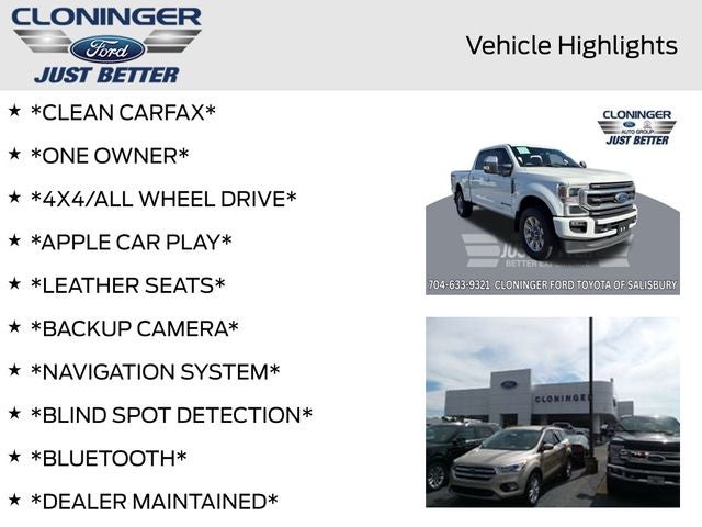 2021 Ford F-350SD Platinum