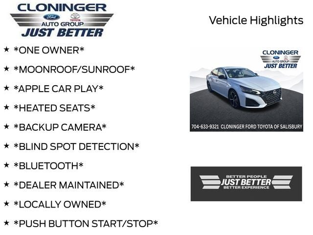 2023 Nissan Altima 2.5 SR