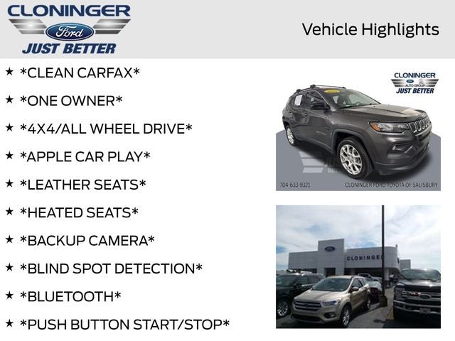 2022 Jeep Compass Latitude Lux