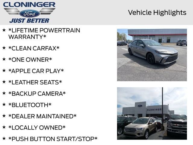 2025 Toyota Camry Hybrid SE