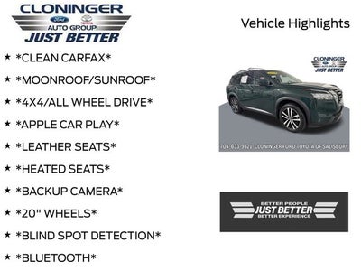 2023 Nissan Pathfinder Platinum