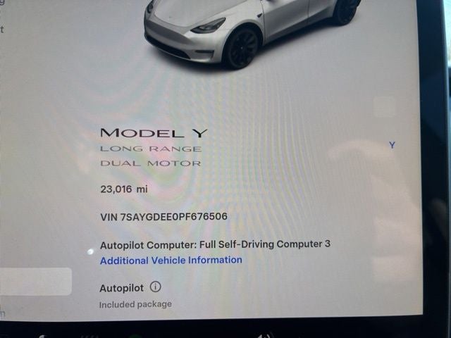 2023 Tesla Model Y Long Range