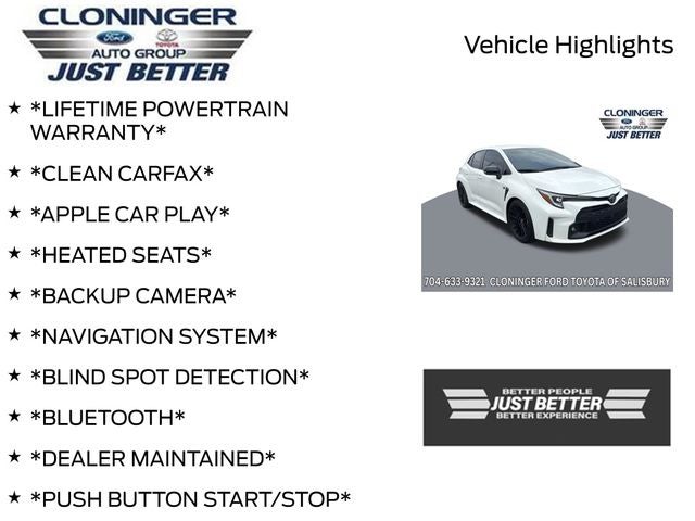 2023 Toyota GR Corolla Core