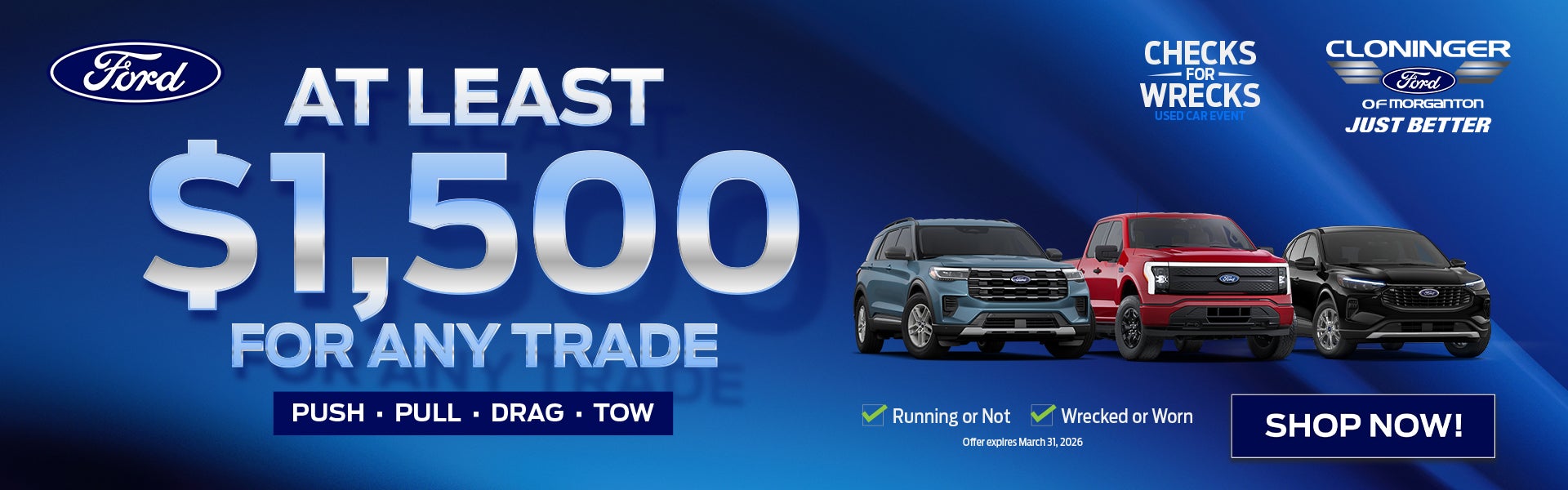 Checks For Wrecks Used Car Event